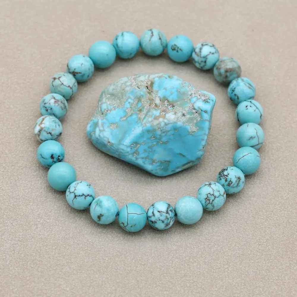 Thalia - Turquoise Parelarmband